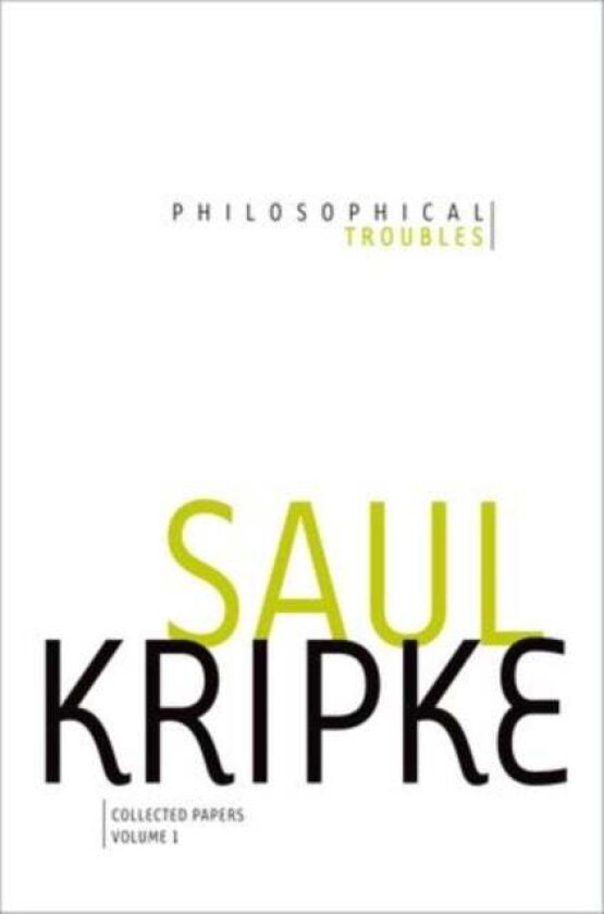 Philosophical Troubles av Saul A. Kripke