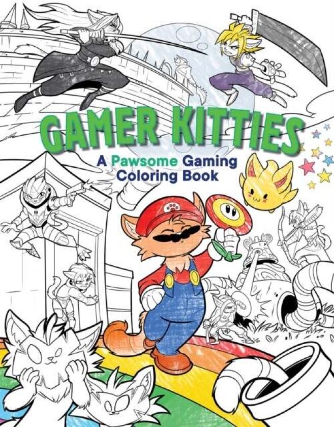 Gamer Kitties Coloring av Insight Editions