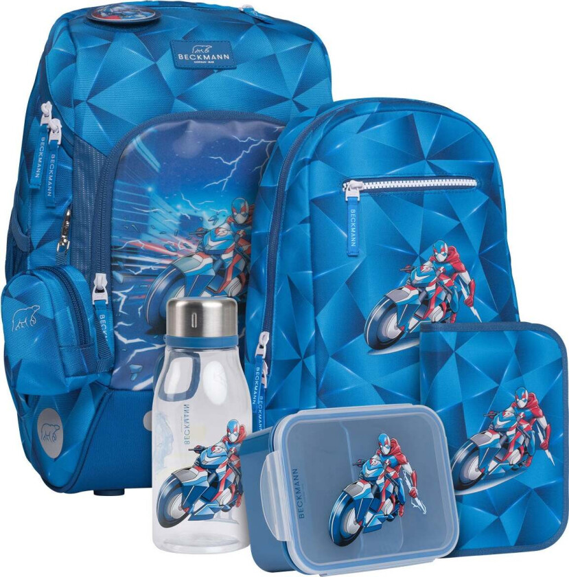 Pakke skolesekk 1.kl Blue Lightning Active Air FLX