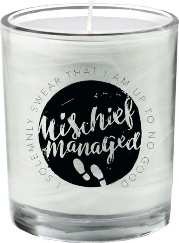 Harry Potter: Mischief Managed Glass Votive Candle av Insight Editions