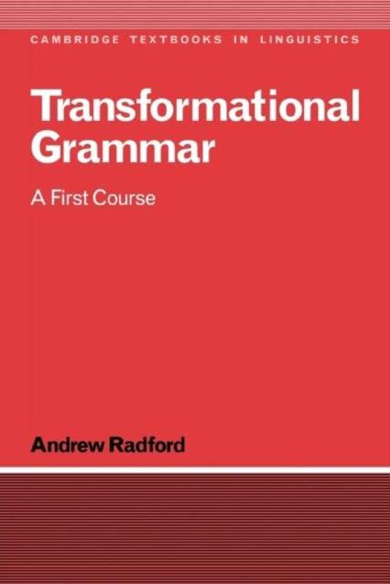 Transformational Grammar av Andrew Radford