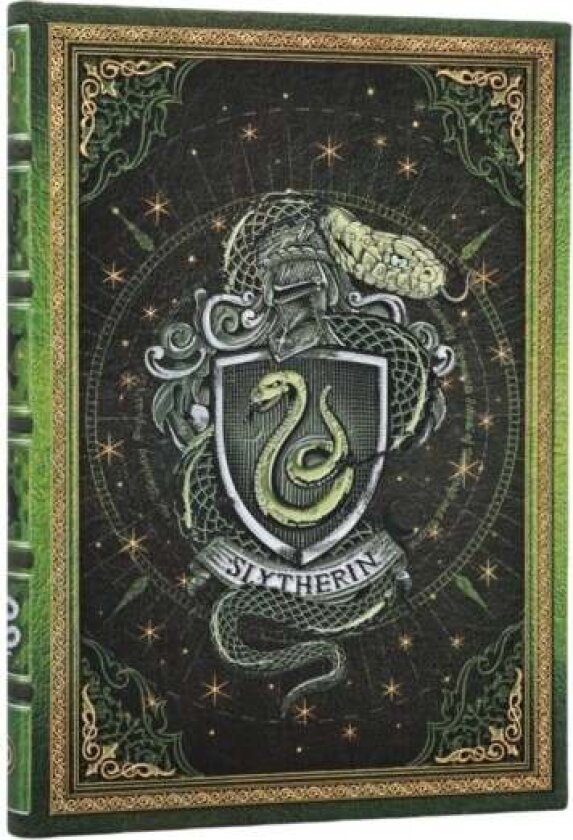 Slytherin Journal (Harry Potter Collection) Midi Custom Unlined (Elastic Band Closure) av Paperblanks