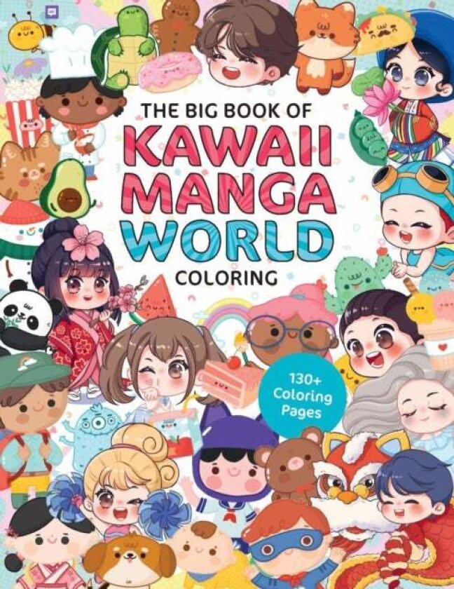 The Big Book of Kawaii Manga World Coloring av Ilaria Ranauro, Scott Harris, Samantha Whitten, Piuuvy, Jeannie Lee