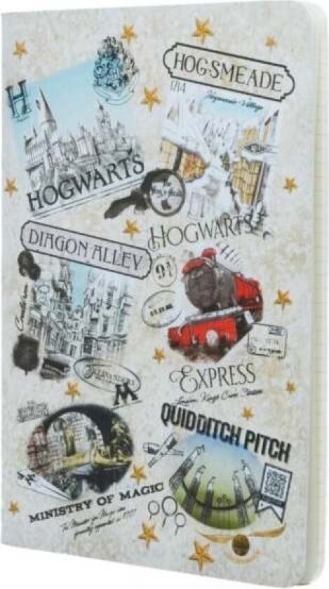 The Wizarding World (Harry Potter Collection) A5 Lined Cahier av Paperblanks