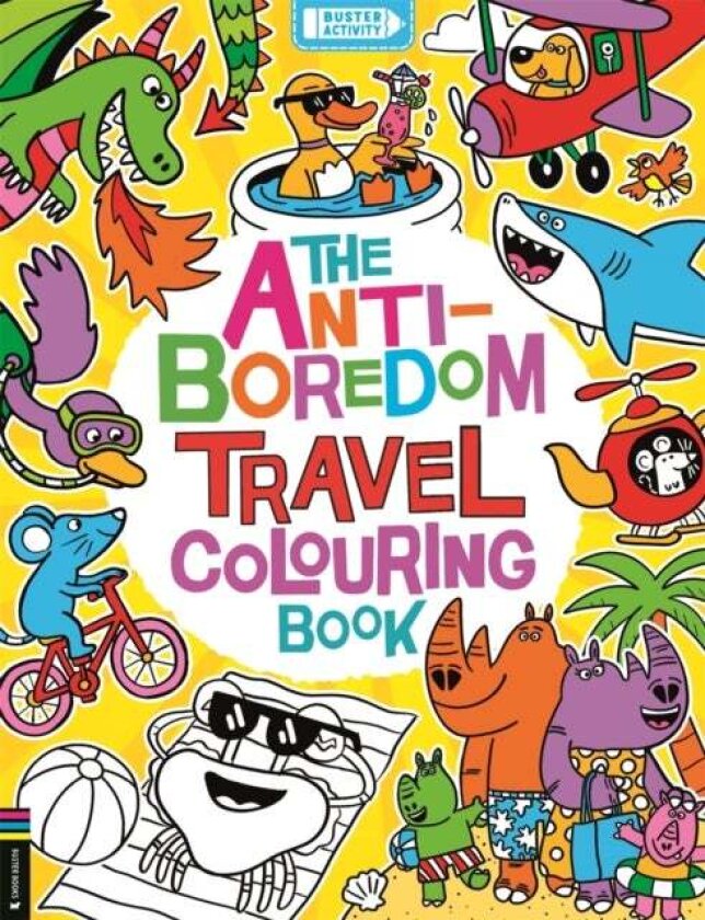 The Anti-Boredom Travel Colouring Book av Chris Dickason