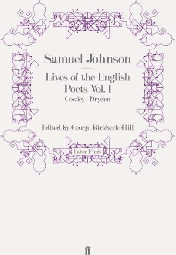 Lives of the English Poets Vol. I av Samuel Johnson