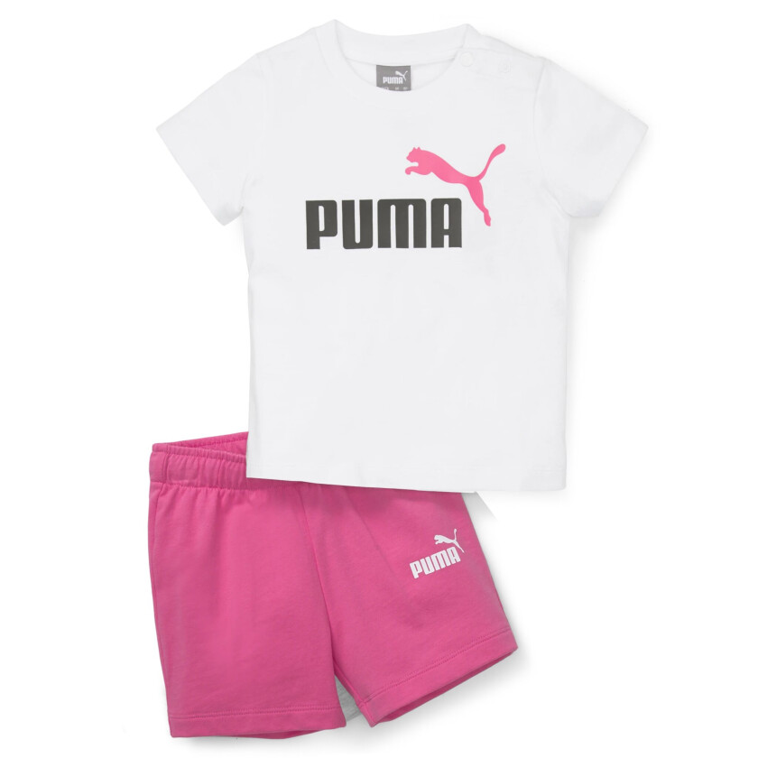 Minicats Tee & Shorts Set, sett, barn White-pearl Pin