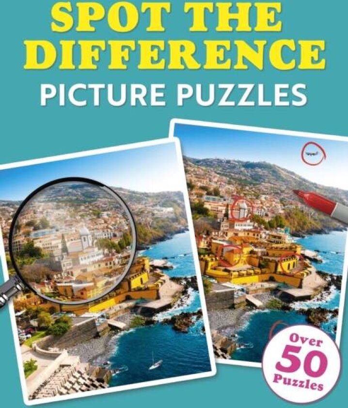 Spot the Difference Picture Puzzles av Eric Saunders
