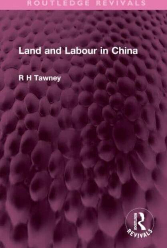 Land and Labour in China av R H Tawney