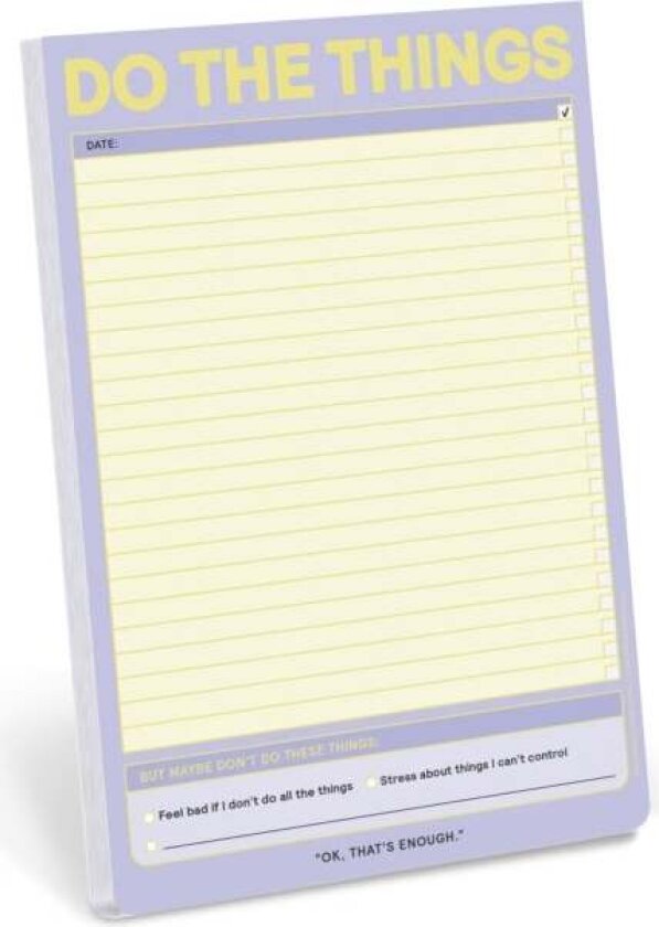 Knock Knock Do the Things Pad (Pastel Version) av Knock Knock