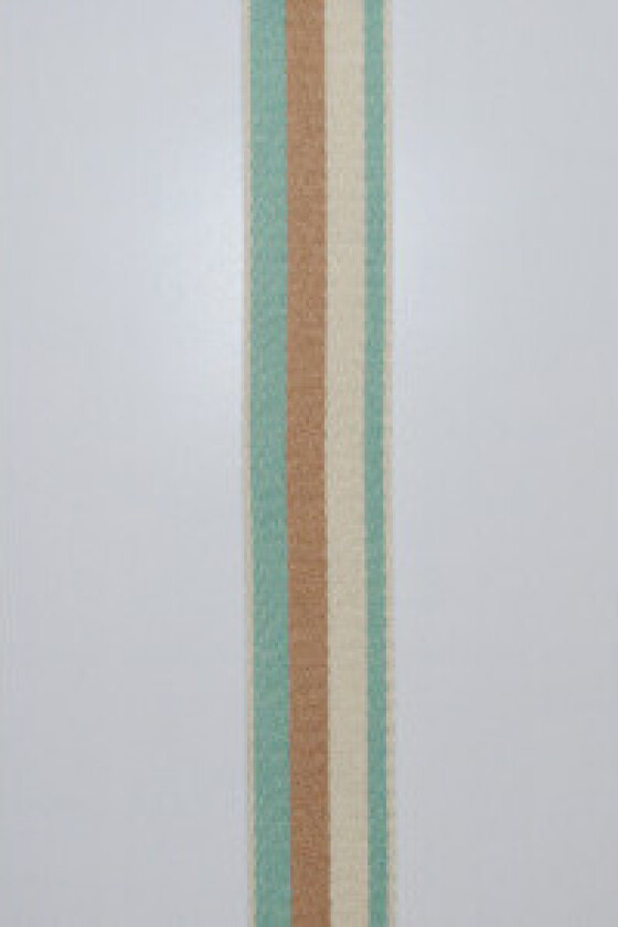 Veskerem i polyester 38 mm beige/brun/turkis - 50 cm