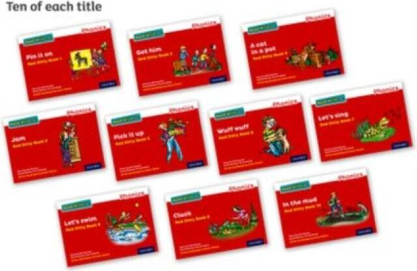 Read Write Inc. Phonics: Red Ditty books (Pack of 100) av Gill Munton