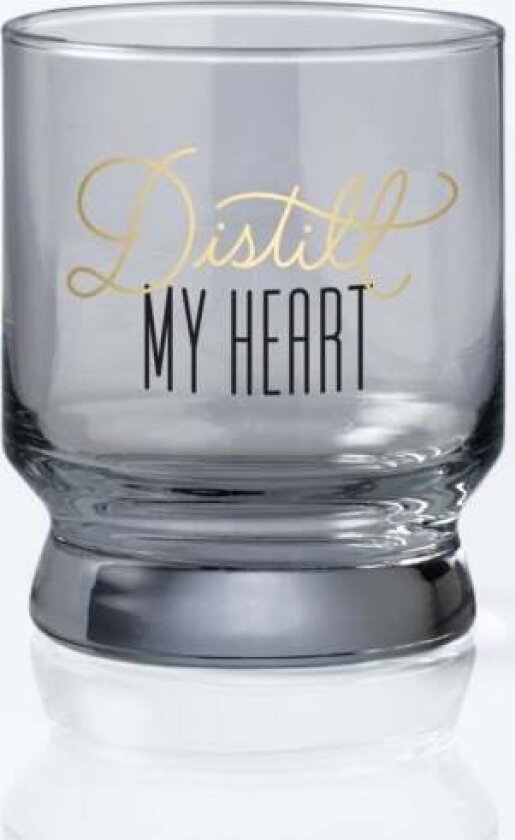 Distill My Heart Lowball Glass av Brass Monkey