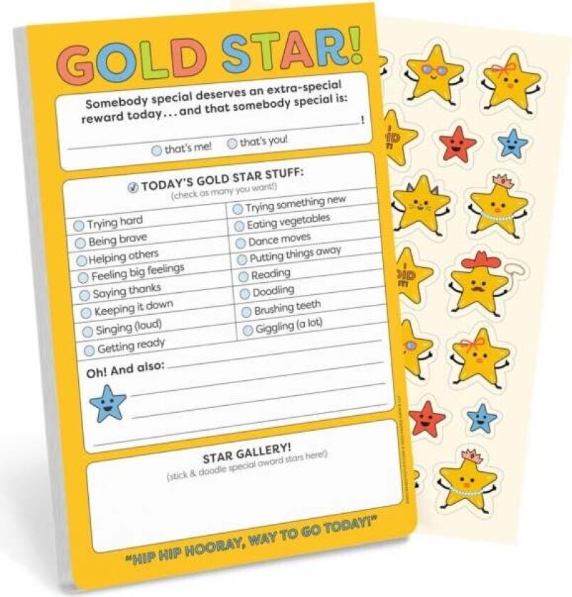 Knock Knock Kids Gold Star! Playtime Pads av Knock Knock Kids