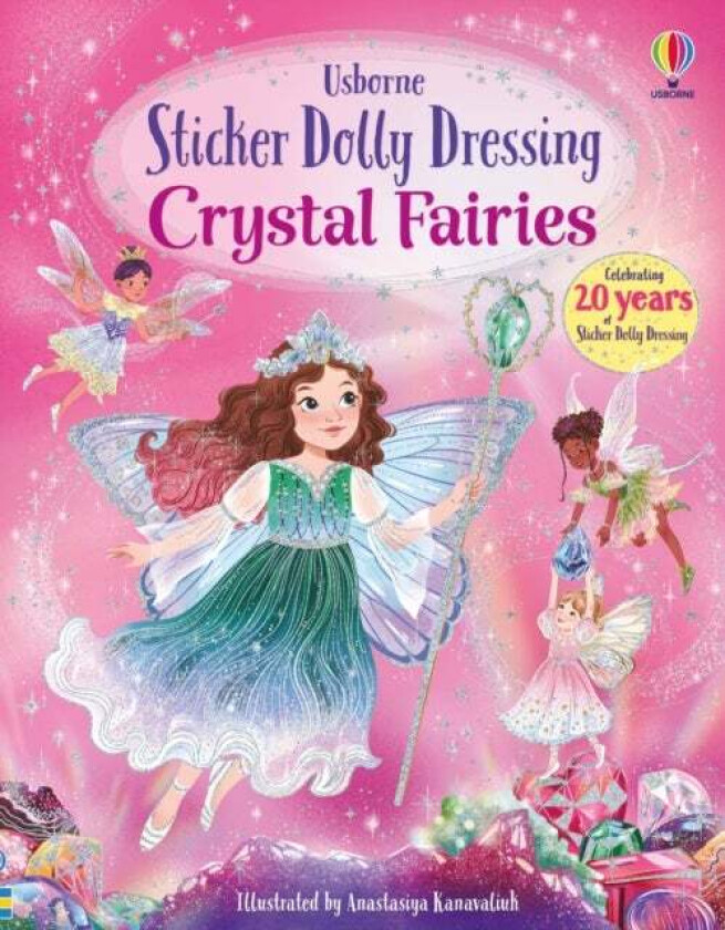 Sticker Dolly Dressing Crystal Fairies av Fiona Watt