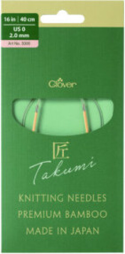 Takumi Pro Bambus rundpinne med kulelager 40cm 2.0mm