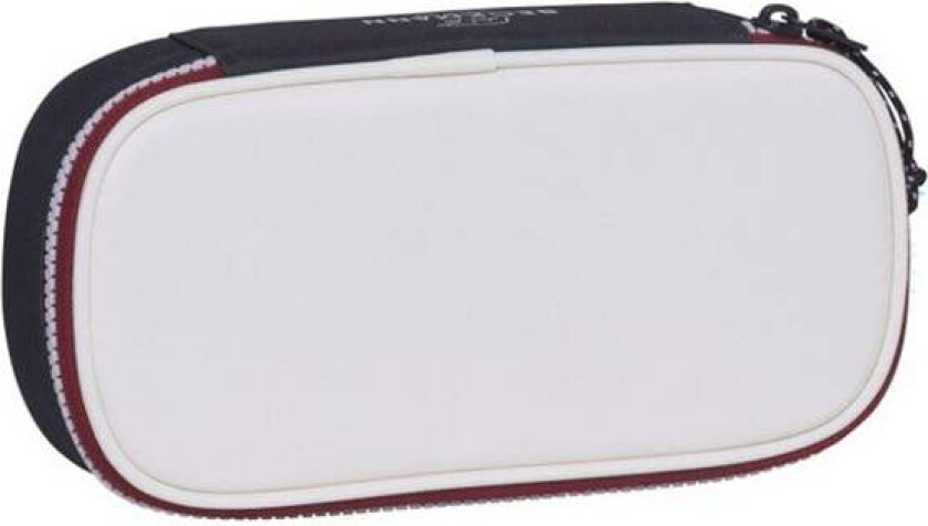 Pennal ovalt Navy White Sport Junior Beckmann