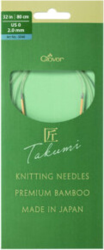 Takumi Pro bambus rundpinne med kulelager 80 cm 2,0 mm