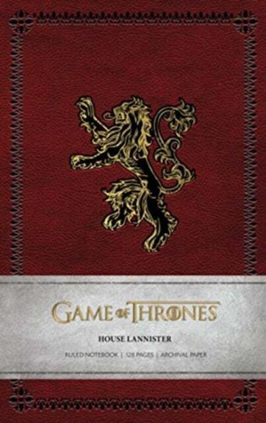 Game of Thrones: House Lannister Ruled Notebook av Insight Editions