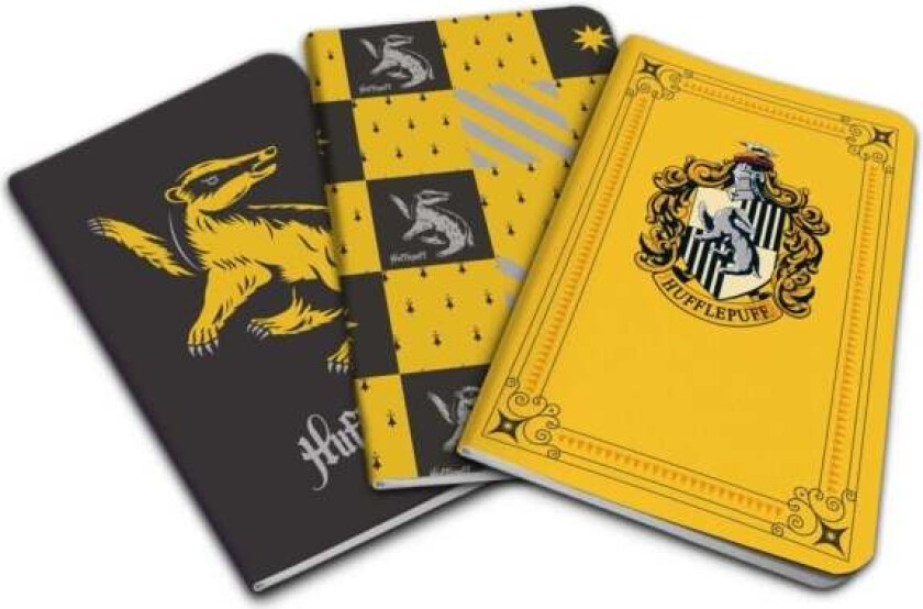 Harry Potter: Hufflepuff Pocket Notebook Collection av Insight Editions