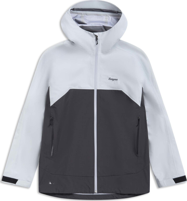 Bergans Men's Vaagaa 3L Shell Jacket Pearl Grey/Dark Shadow Grey