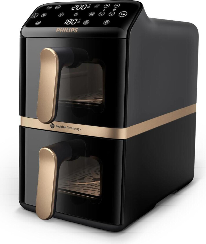 4000 Series NA462 - double hot air fryer - black/dark grey