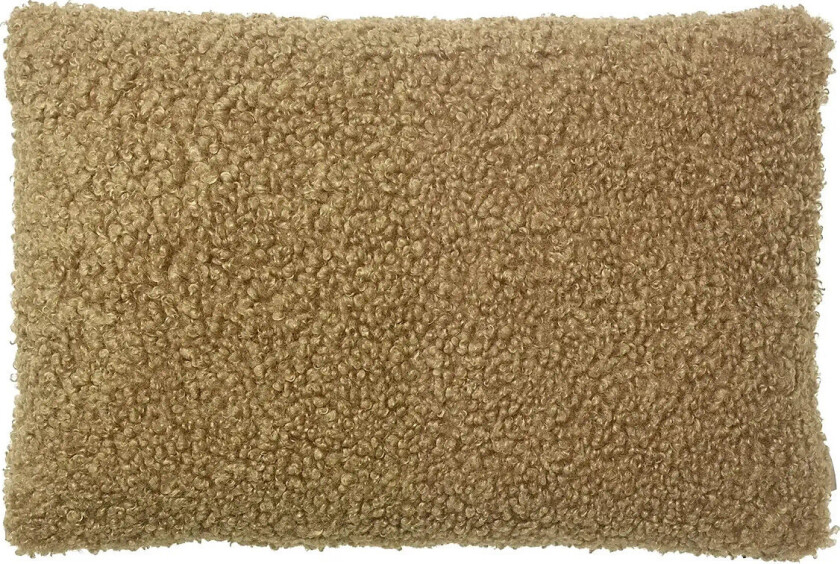 Cushion Cover - 40 X 60 Cm - Teddy - Tan - Orange - L 40CM