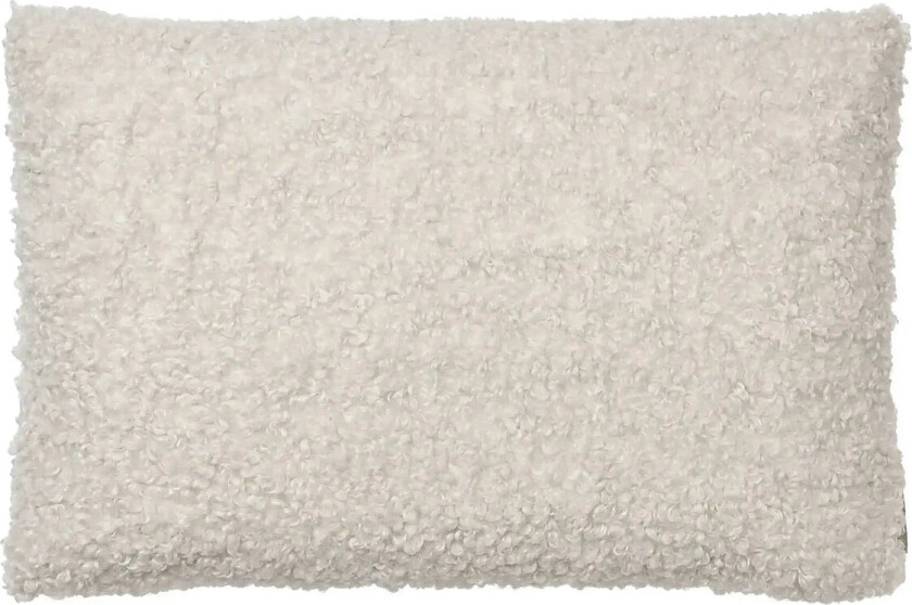 Cushion Cover - 40 X 60 Cm - Teddy - Moonbeam - White - L 40CM