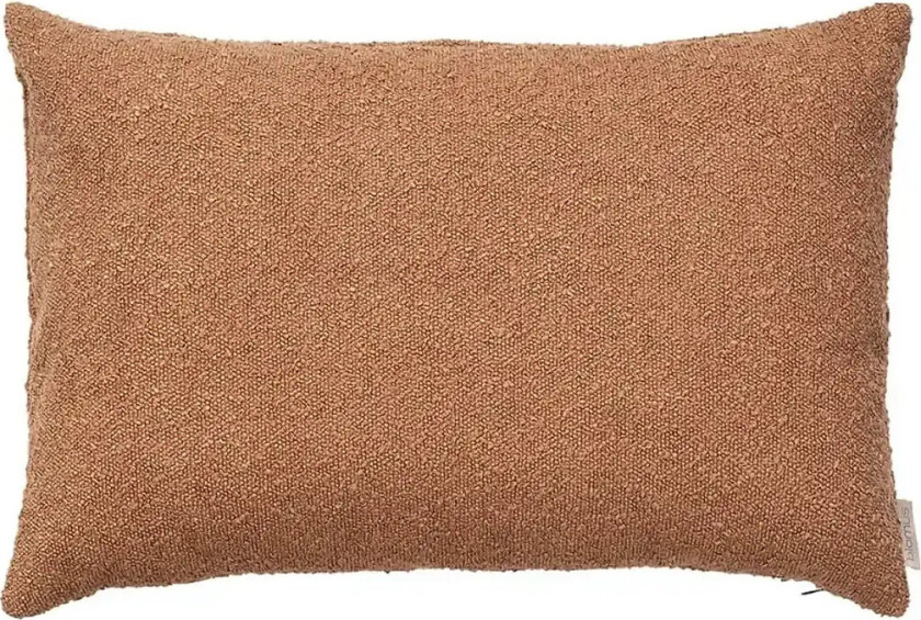 Cushion Cover - 60 X 40 Cm - Boucle - Rustique Brown - Brown - 60X 40CM