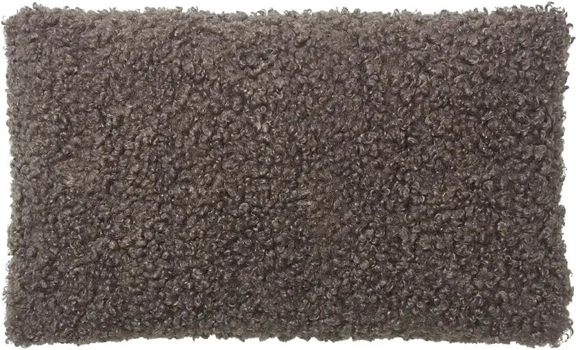 Cushion Cover - 30 X 50 Cm - Teddy - Espresso - Brown - L 30CM