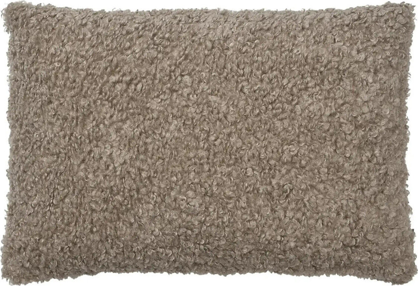 Cushion Cover - 40 X 60 Cm - Teddy - Fungi - Brown - L 40CM