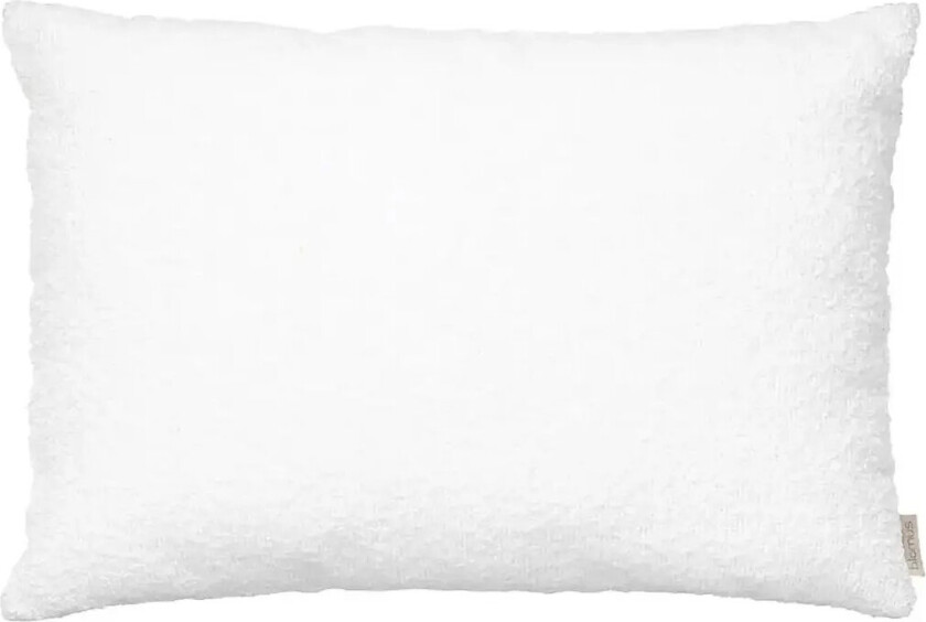 Cushion Cover - 60 X 40 Cm - Boucle - Lilly White - White - 60X 40CM