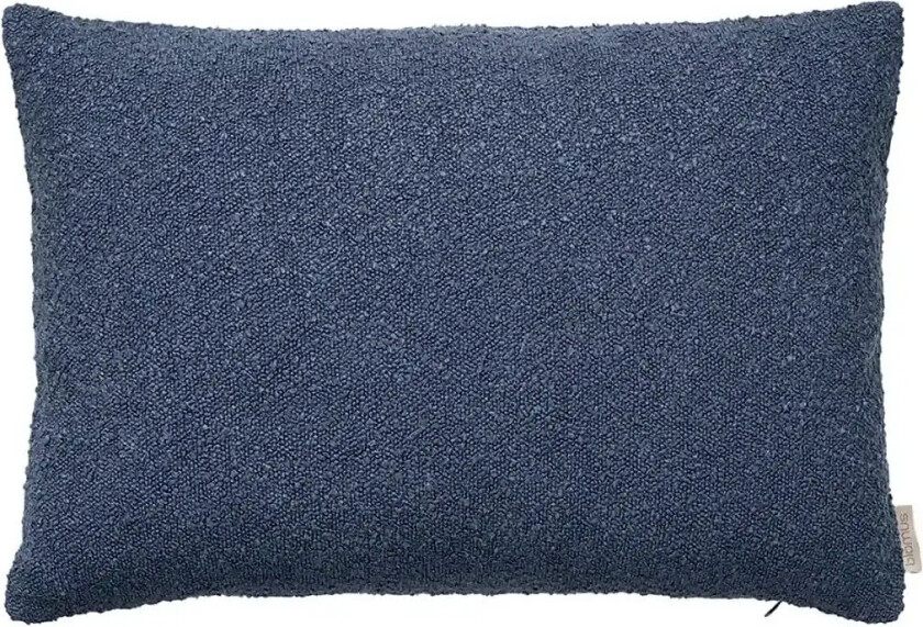 Cushion Cover - 60 X 40 Cm - Boucle - Midnight Blue - Blue - 60X 40CM