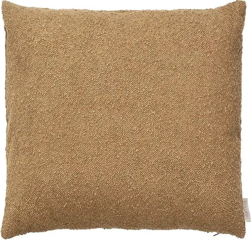 Cushion Cover - 50 X 50 Cm - Boucle - Tan - Orange - 50X 50CM