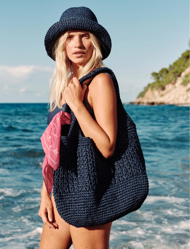 Strawchet Riley Bag - Navy - ONE SIZE