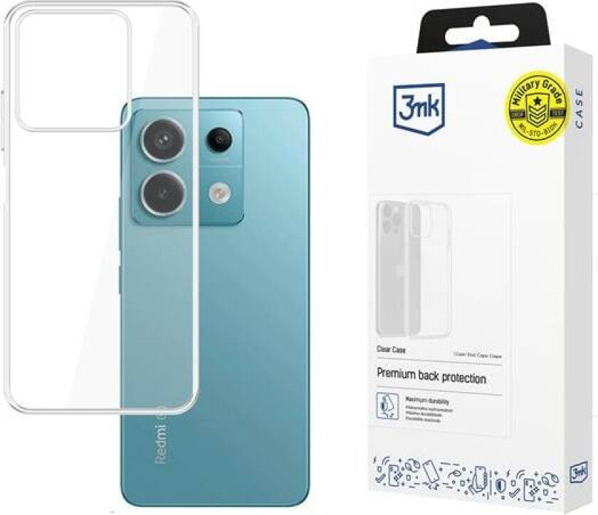 3mk Gjennomsiktig etui for Xiaomi Redmi Note 13 5G - gjennomsiktig