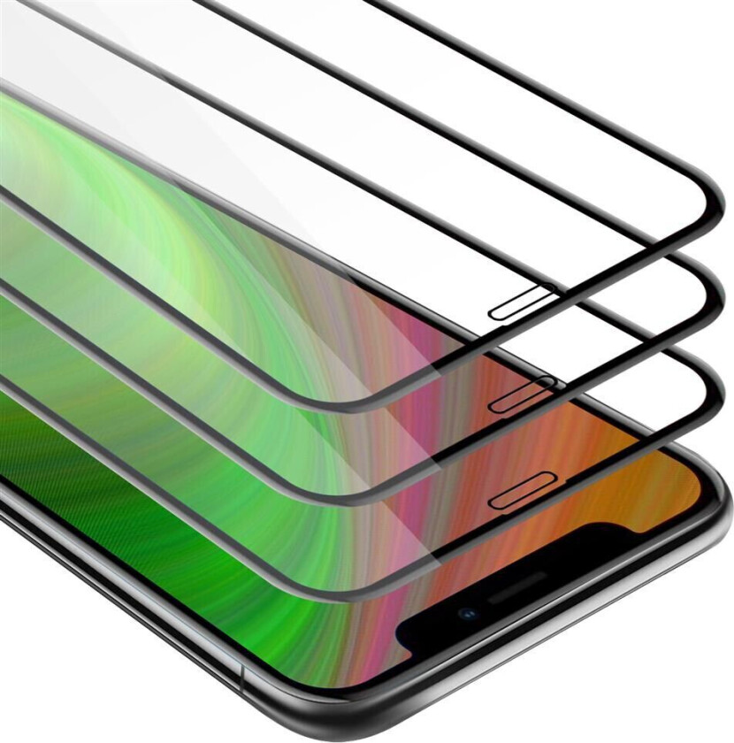 3x Skjermbeskytter Skärmskyddtil til  iPhone 11 PRO Herdet Skjermglass Full Skjerm