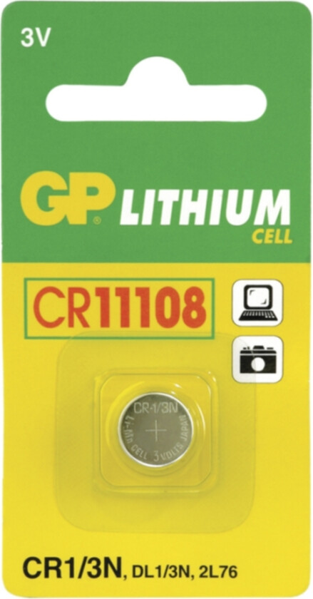 GP CR 1/3N-C1 - 3V/160mAh