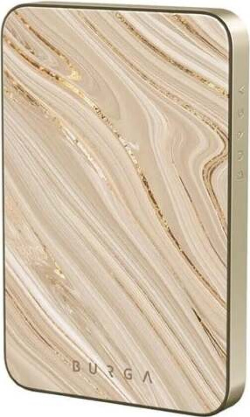 Full Glam - MagSafe Power Bank 5000 mAh Gold Nødlader - 5000 mAh