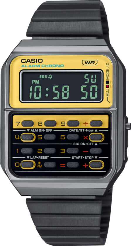 Vintage CA-500WEGG-9BEF - Digital - Sort - Unisex - Rustfritt stål - ledd m/pin - Akryl