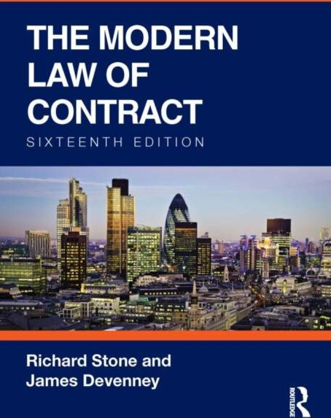 The Modern Law of Contract av James Devenney, Richard Stone
