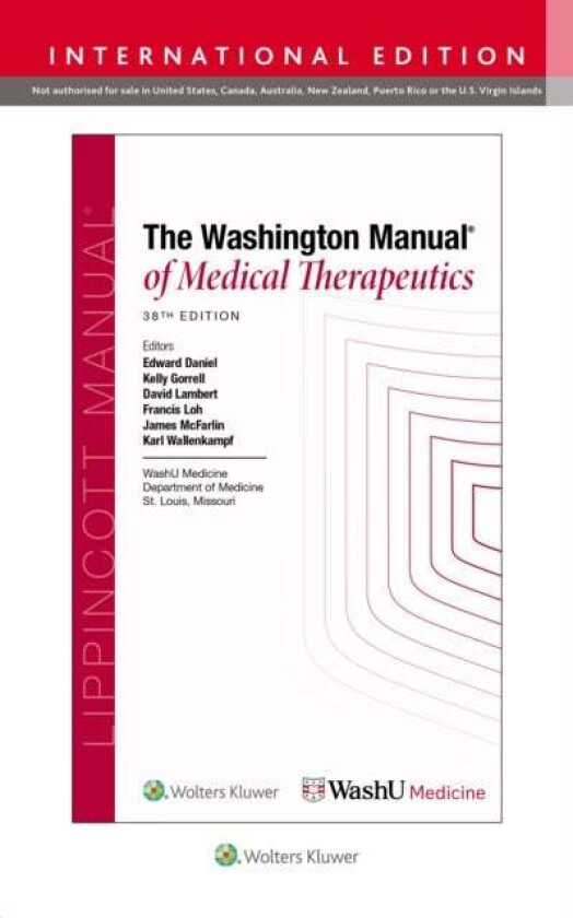 Washington Manual of Medical Therapeutics av Washington University
