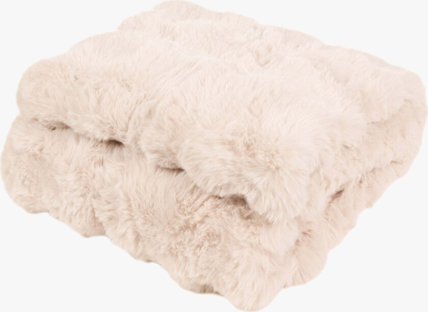 Bubble Pledd 150x220, Nature - Tekstiler - 100% Polyester