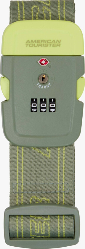Bilde av TSA Bagasjestropp, Olive/Lime - Kofferter - 100% Polyester