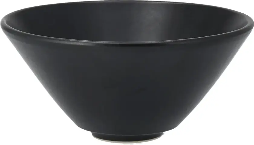 Terra suppeskål Svart steingods, Ø16 cm