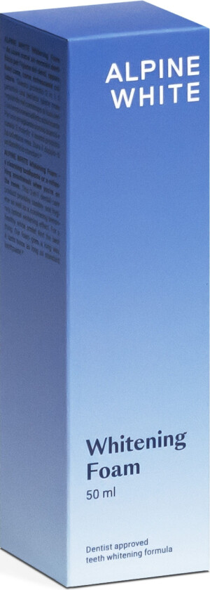 ALPINE WHITE Whitening & Care Whitening Foam 50 ml