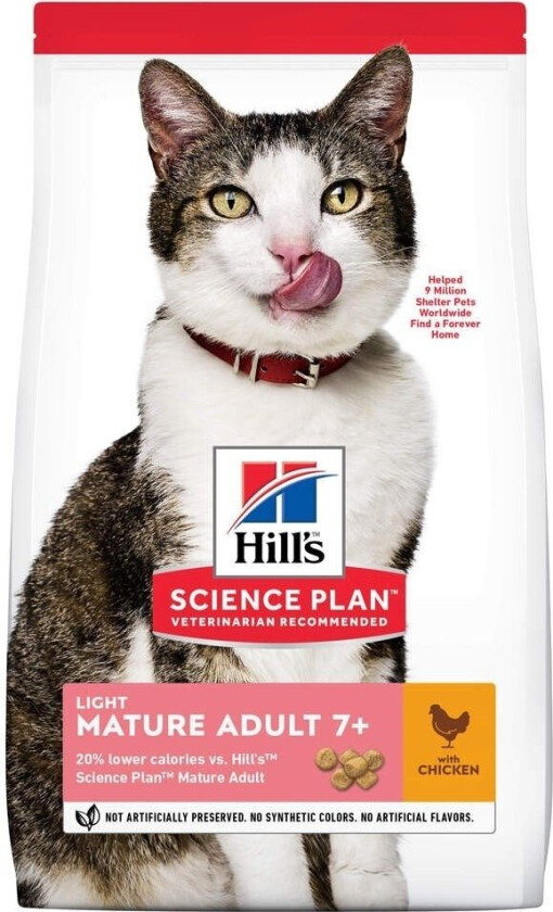 Hill's Science Plan Cat Mature Adult 7+ Light Chicken (7 kg)