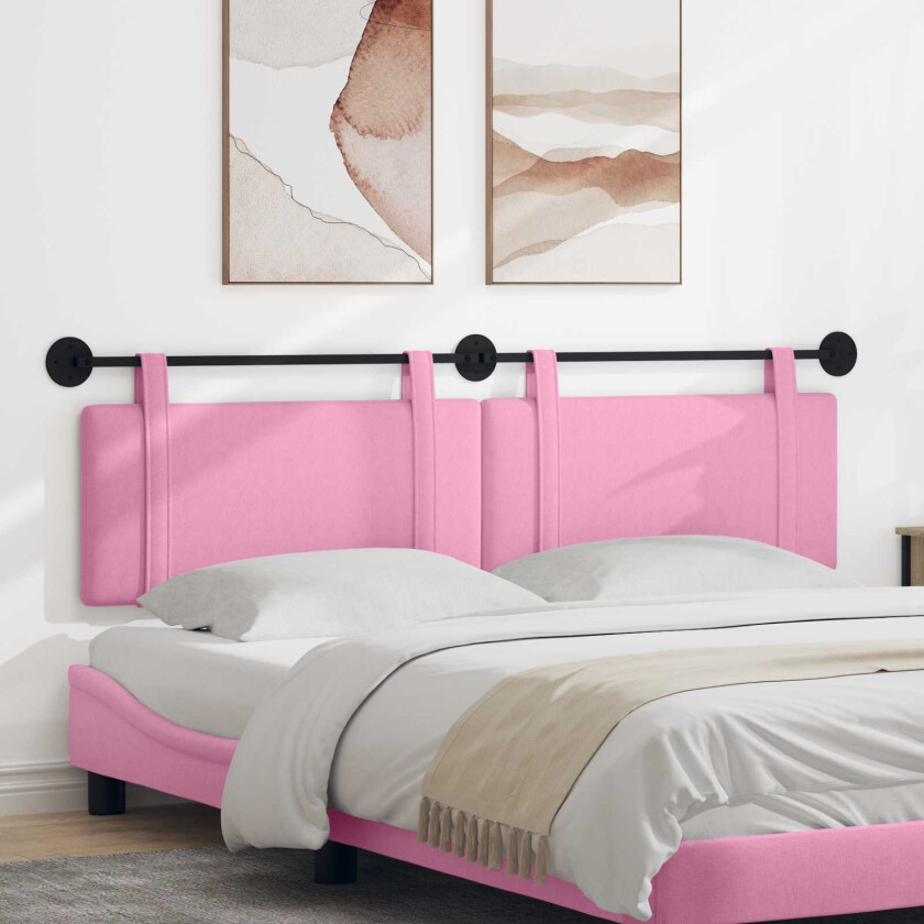 Hengende sengegavl Rosa Stoff