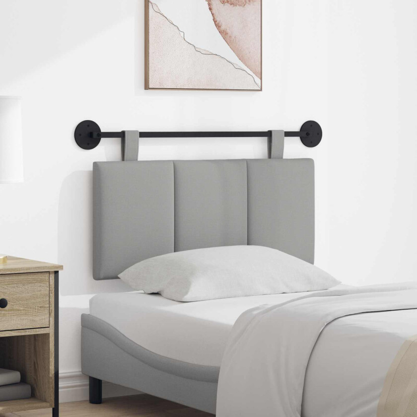 Hengende sengegavl Sky Grey Stoff