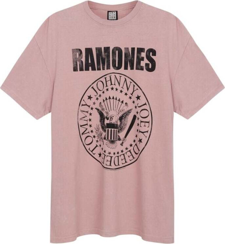 T-skjorte - Amplified Collection - Vintage Crest - XS til 3XL - Herrer - lyserosa